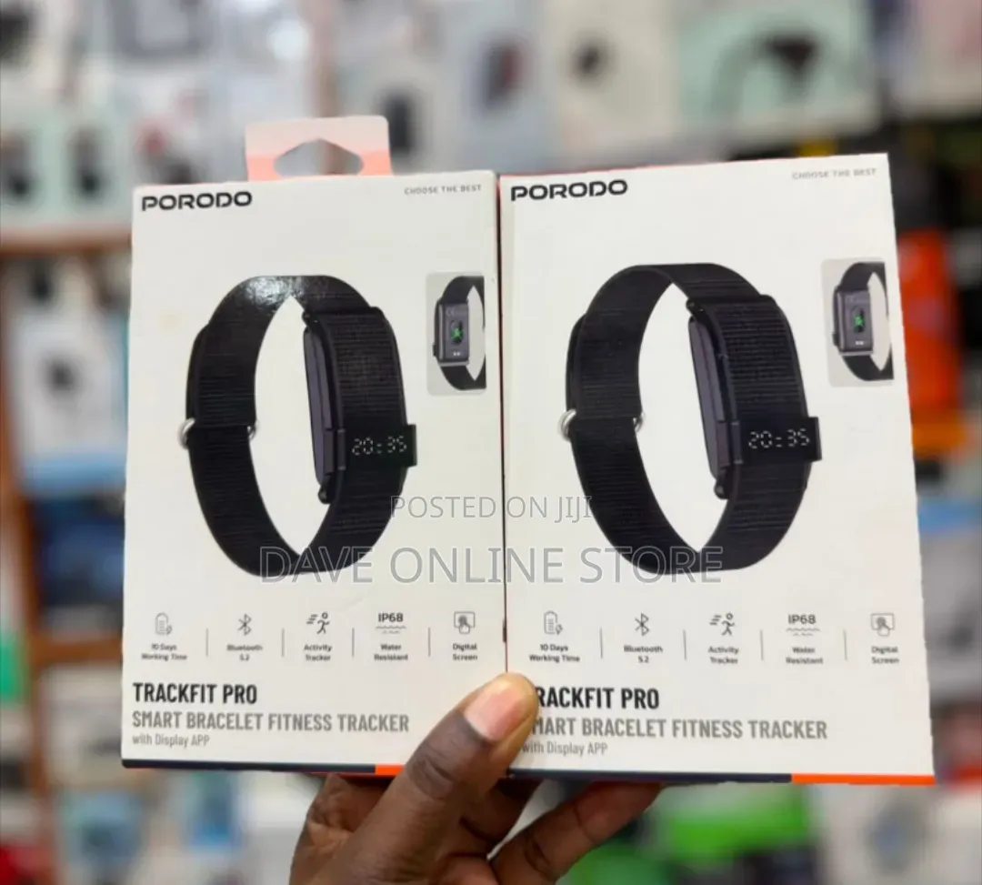 Porodo Trackfit Pro Smart Bracelet Fitness Tracker