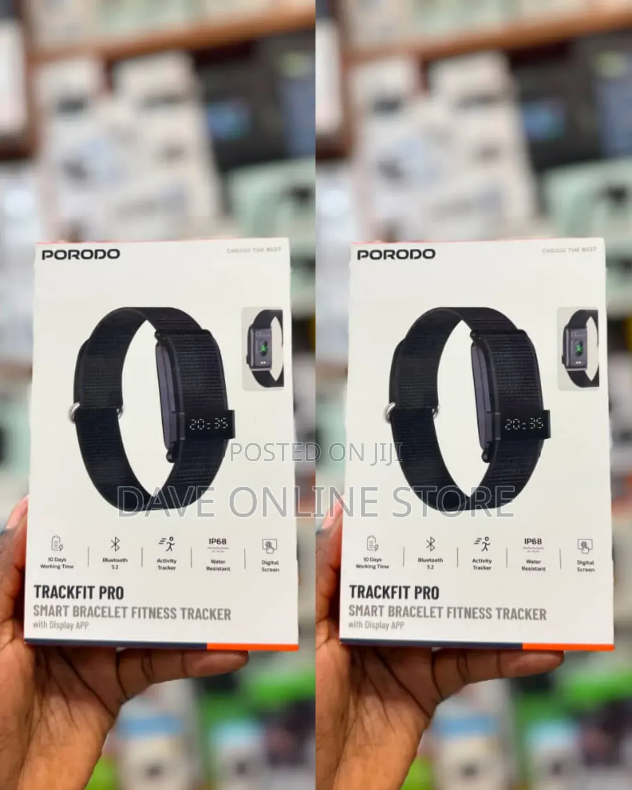Porodo Trackfit Pro Smart Bracelet Fitness Tracker