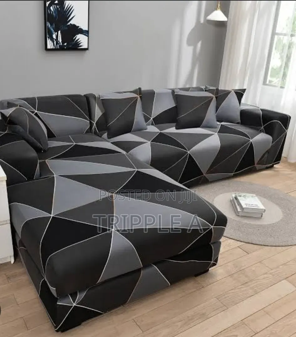 L- Shaped Sofa Cover Set