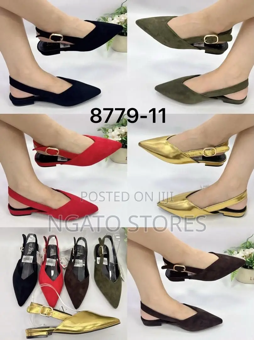 Ladies Flat Pointed Toe Classic Flats