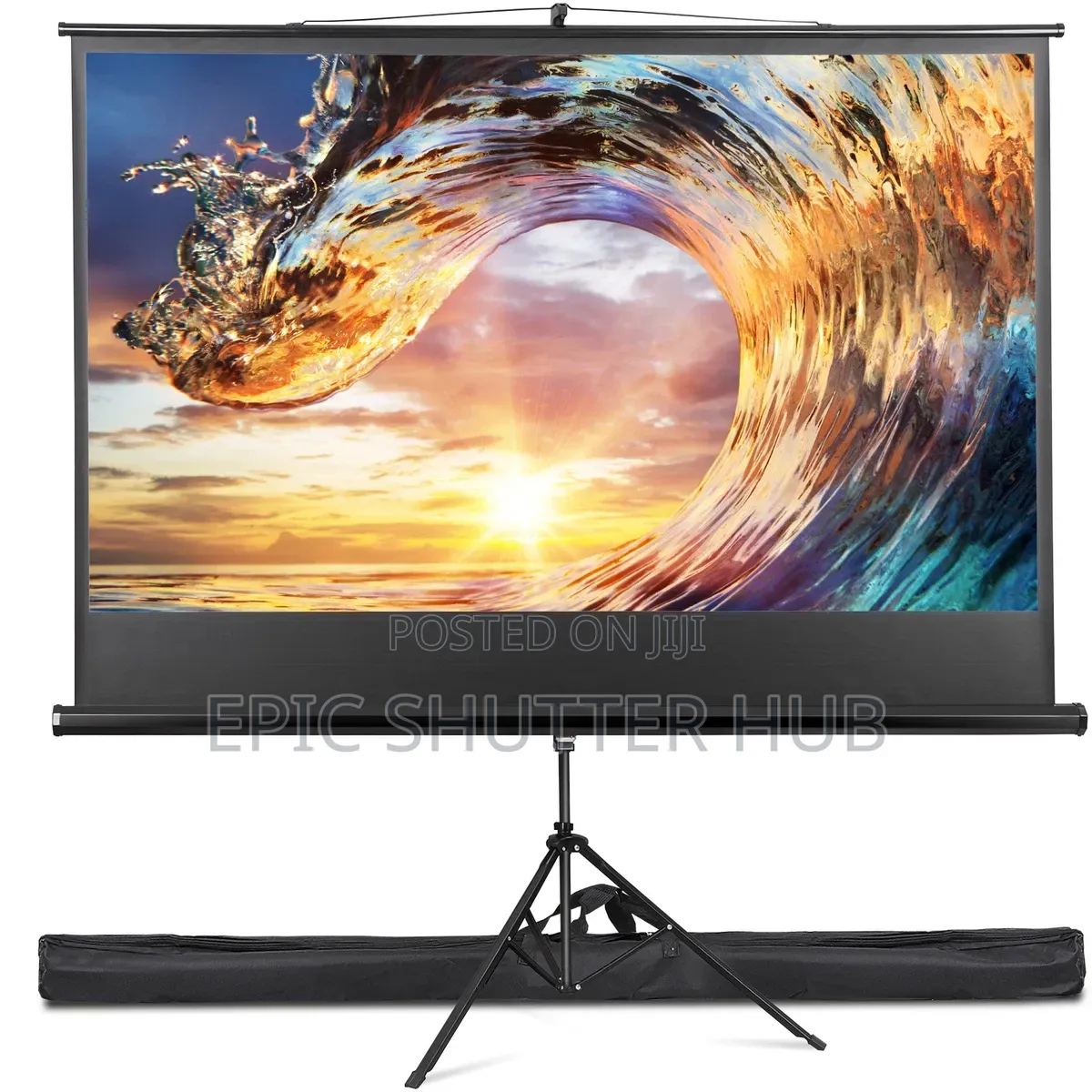 Portable Projector Screen Tripod Stand HD Movie Projection Screen