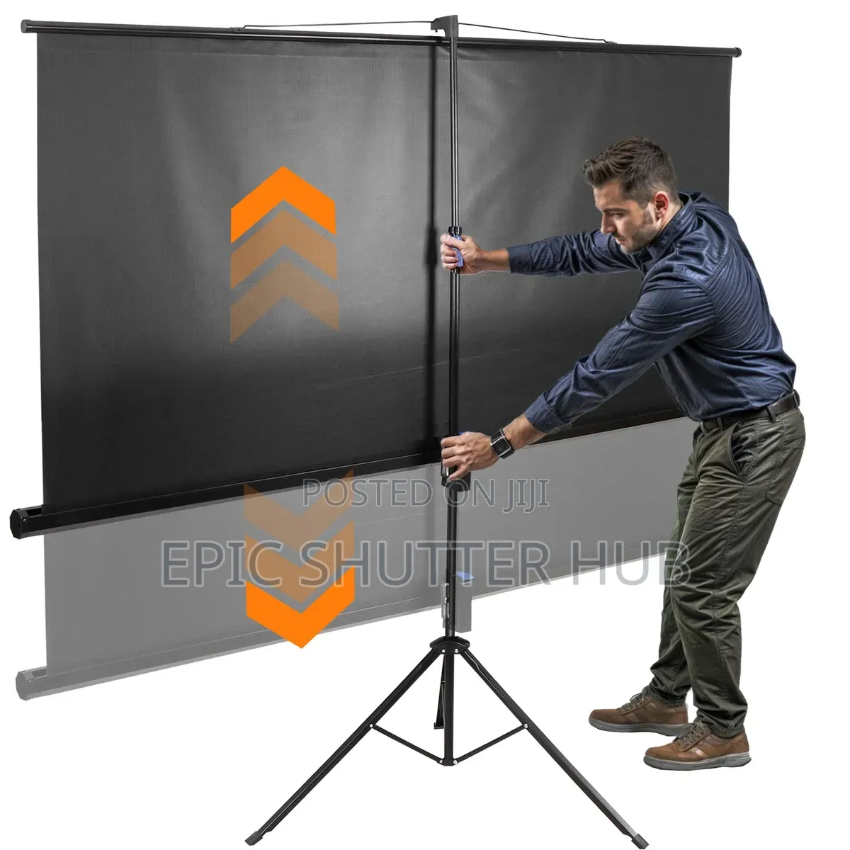Portable Projector Screen Tripod Stand HD Movie Projection Screen