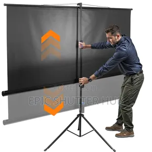 Portable Projector Screen Tripod Stand HD Movie Projection Screen