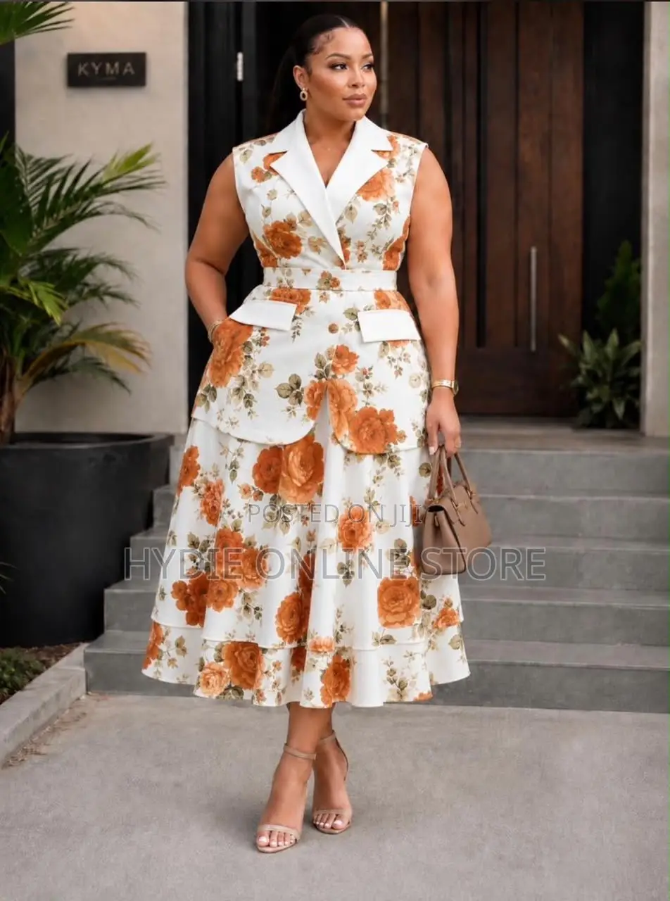 Sleeveless Office Short Round Two Piece