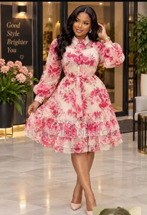 Classic Multi Short Round Dress