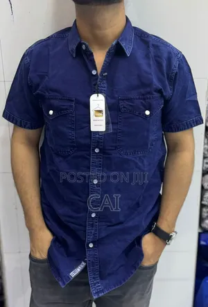 Safari Denim Short Sleeve Shirts