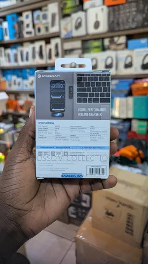 Powerology 256GB Mini Portable SSD Drive