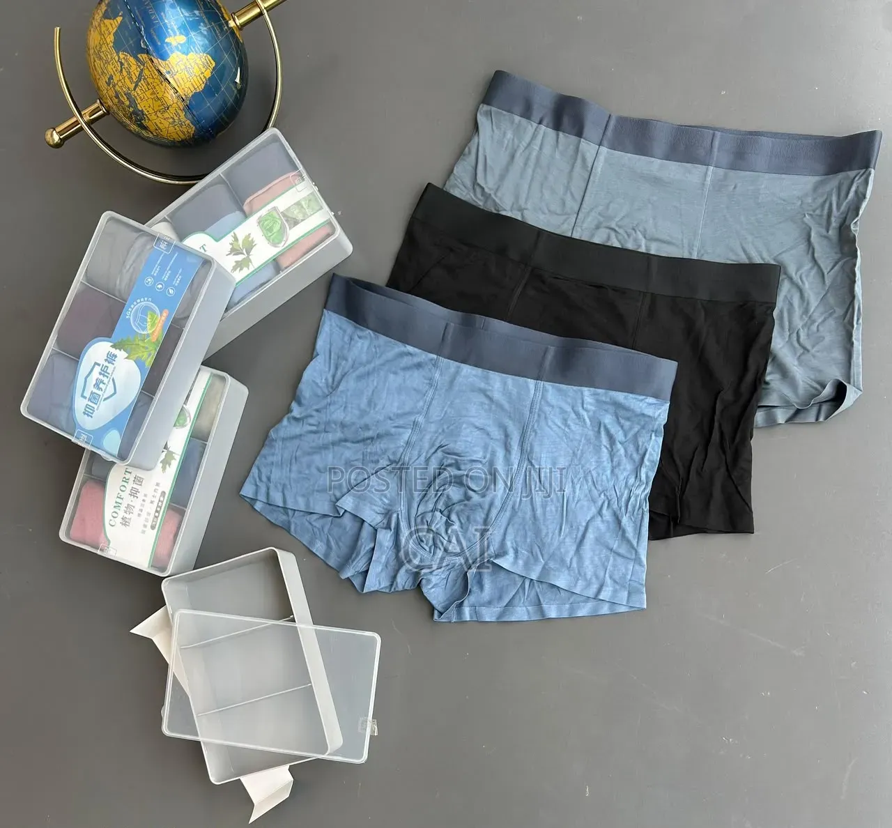 Soft, Stretch-Fabric Men's Boxer Briefs