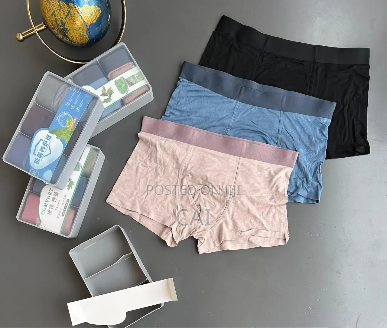 Soft, Stretch-Fabric Men's Boxer Briefs