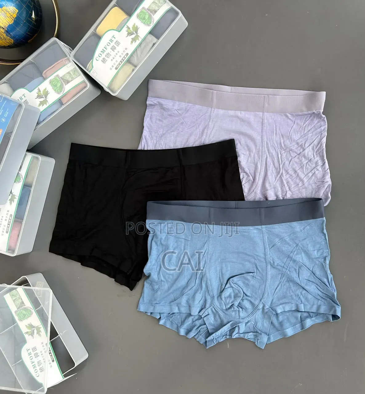Soft, Stretch-Fabric Men's Boxer Briefs