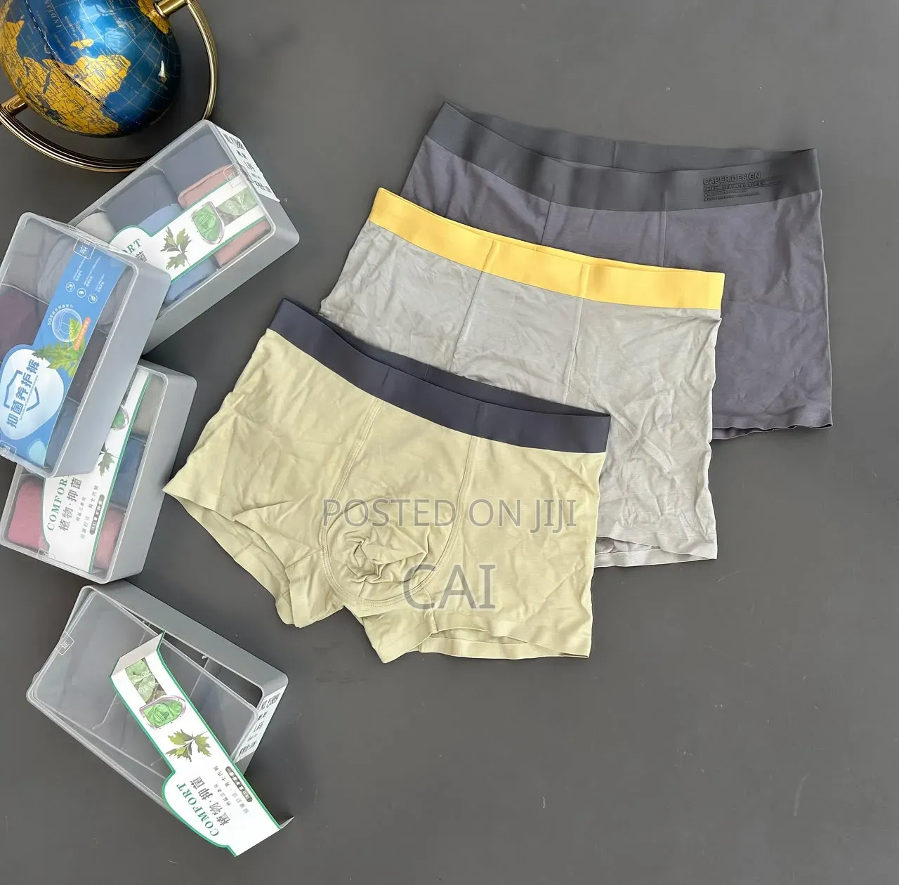 Soft, Stretch-Fabric Men's Boxer Briefs