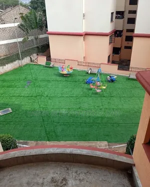 Kids Playing Ground Green Grass Carpet