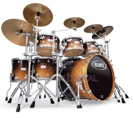 Mapex Drum Set Hire Uganda | Professional 5-Piece Drum Kit for Events
