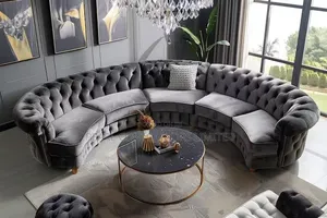 Sofas/Round Chesterfield Sofa Couches Any Colour/Material 2,500,000/-