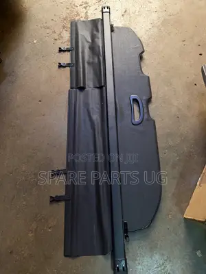Prado 150 2010 - 2023 Black Retractable Rear Boot Cargo Cover