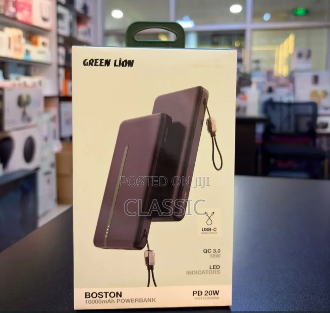 Green Lion Boston 10000mAh 20W Power Bank