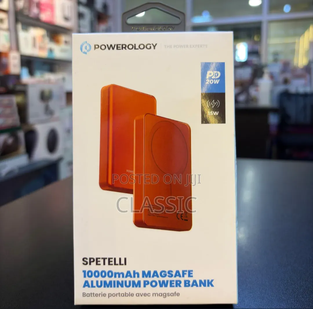 Powerology Spetelli 10000mAh MagSafe Aluminium Power Bank