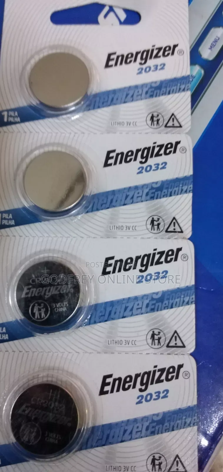 2032 Energizer a Strip of 5 Pieces