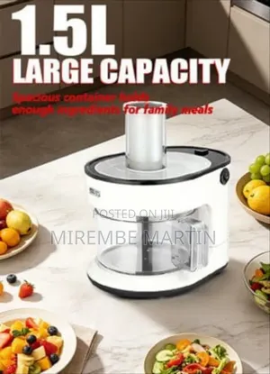 3-in-1 Electric Cheese Grater,1.5L Vegetable Chopper Slicer