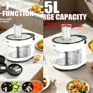 3-in-1 Electric Cheese Grater,1.5L Vegetable Chopper Slicer