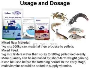 Fish Growth Weight Gain Boosters at 200,000 Per Kg Very Effective
