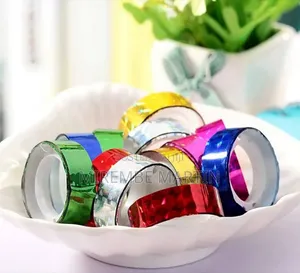 12 PCS Colourful Decorative Glitter Adhesive Tape Rolls