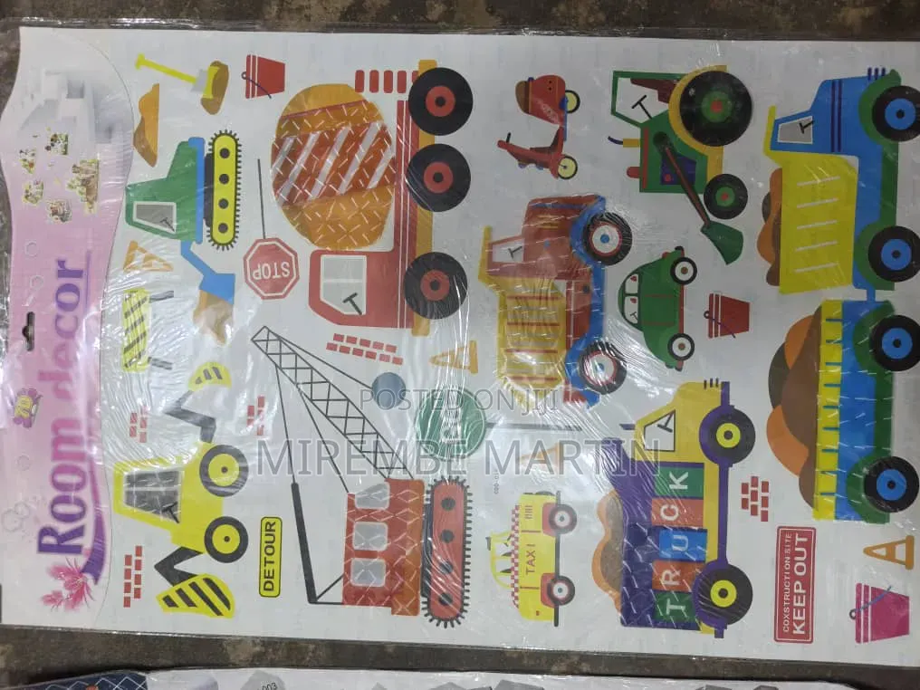 Disney Pixar Cars-Themed 3D Decorative Wall Stickers