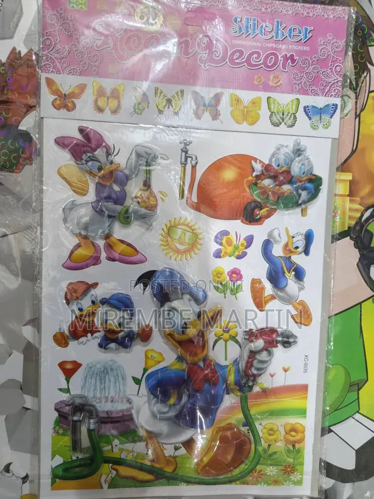Disney Pixar Cars-Themed 3D Decorative Wall Stickers