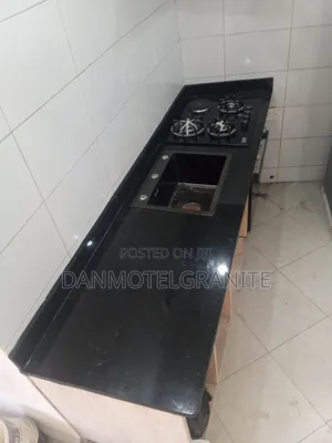 Premium Black Granite Kitchen Worktop – Elegant, Durable Stylish