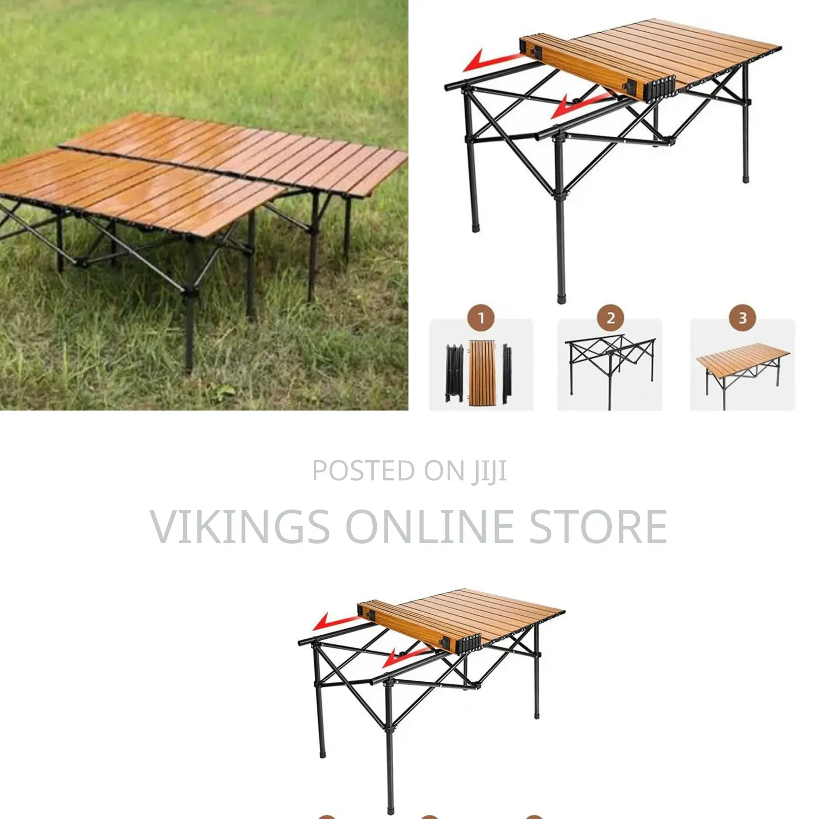120cm Foldable Camp Tables
120cm
