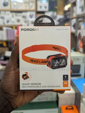 Porodo Wave-Sensor Rechargeable LED Headlamp