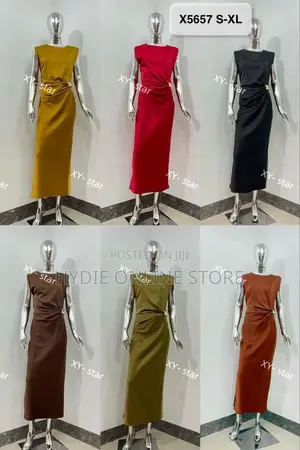 Multiple Color Sleeveless Dress