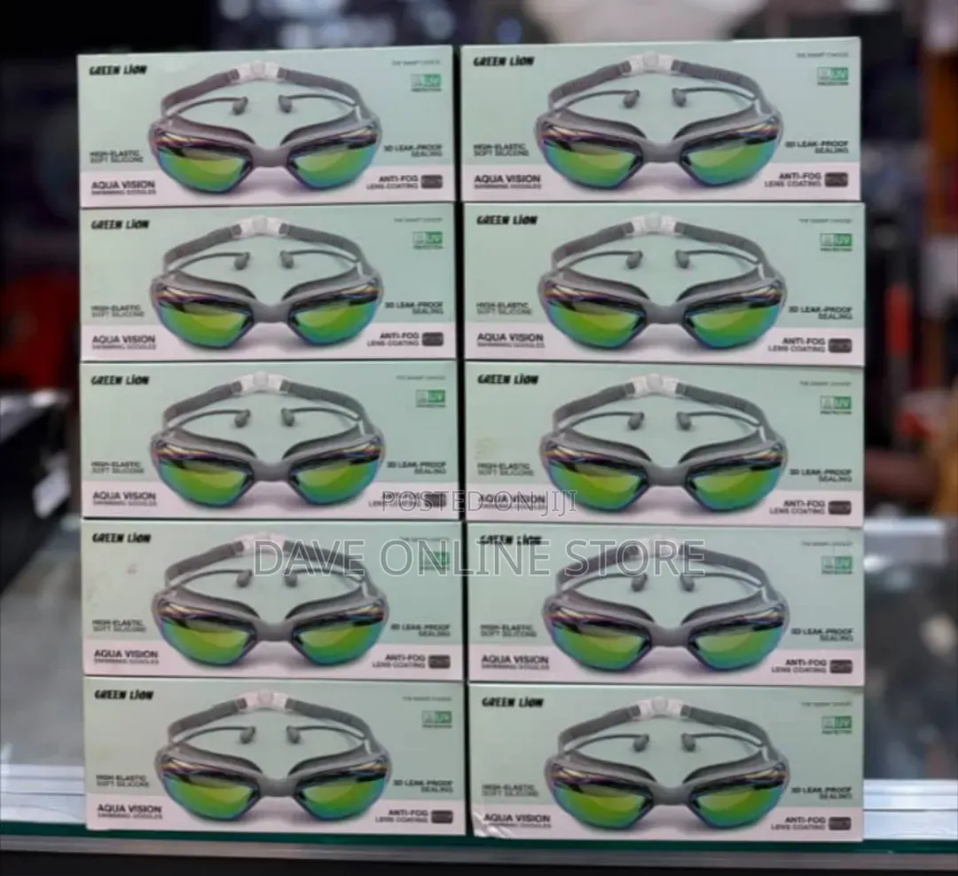 Green Lion AquaVision Pro Waterproof Swimming Goggles