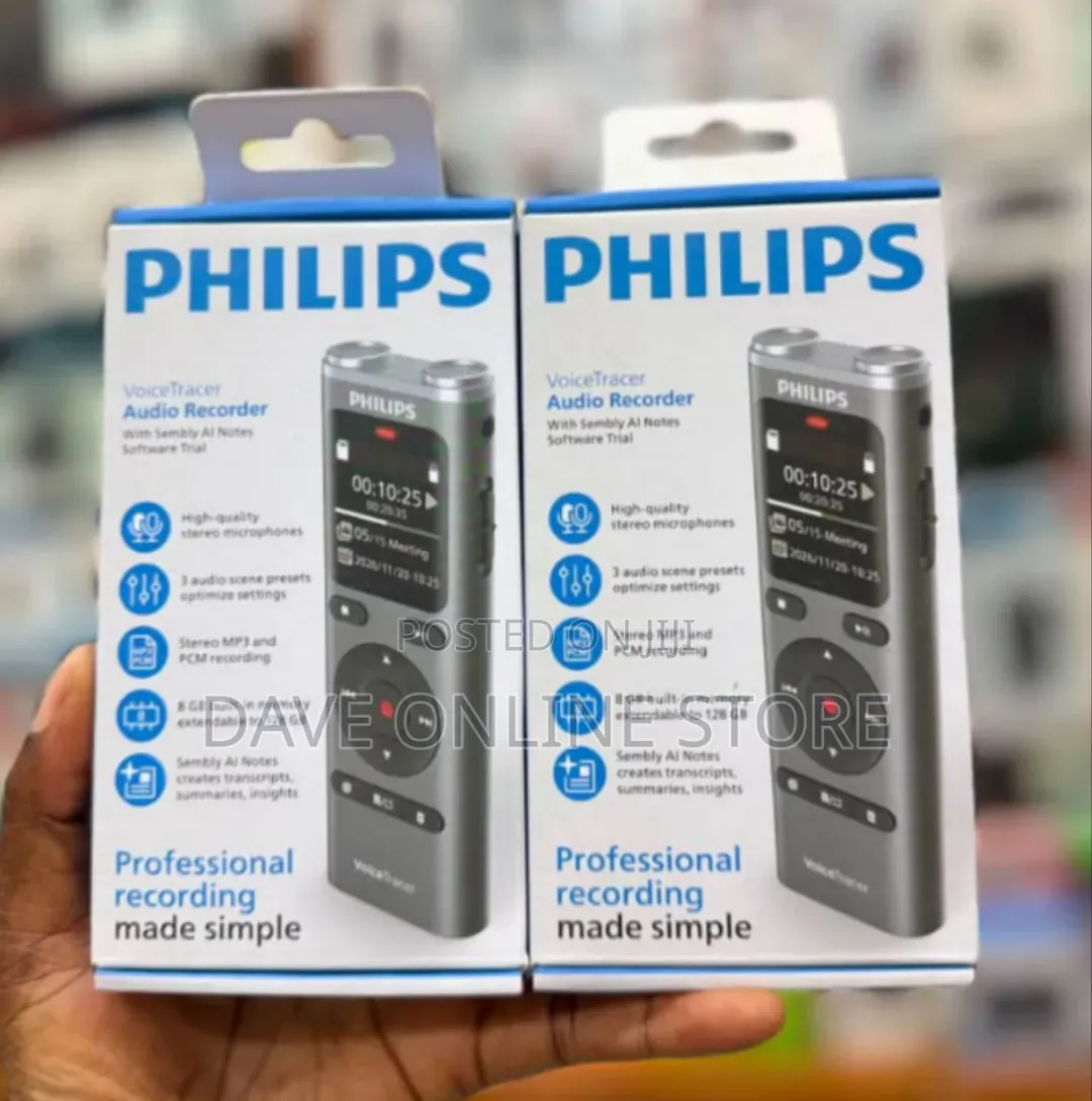 Philips VoiceTracer DVT2075 Digital Audio Recorder
