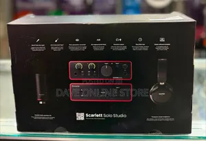 Focusrite Scarlett Solo Studio 4th Gen USB Audio Interface Bundle