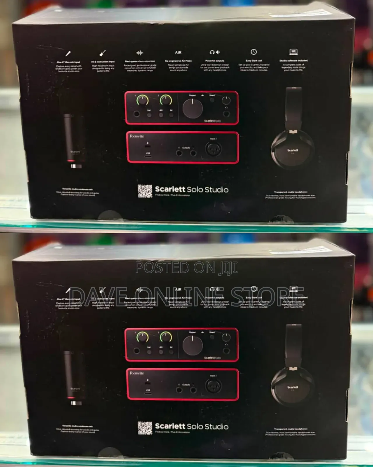 Focusrite Scarlett Solo Studio 4th Gen USB Audio Interface Bundle
