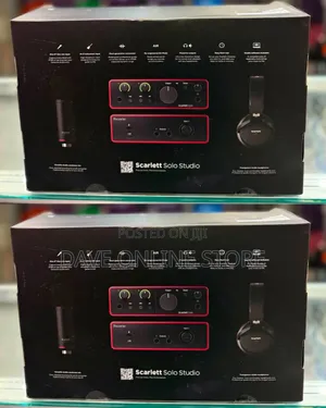 Focusrite Scarlett Solo Studio 4th Gen USB Audio Interface Bundle