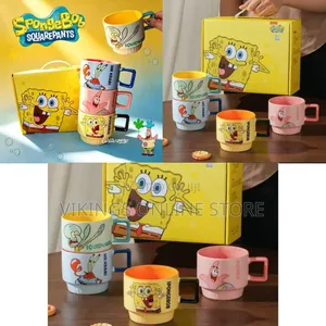 4Pc Sponge Bob Characters Cups