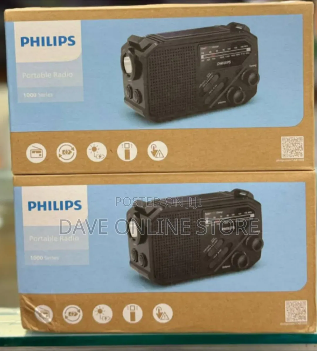 Philips TAR1609/00 Portable Radio With Flashlight