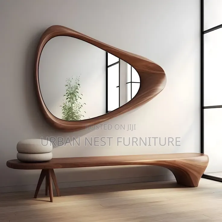 3D Artistic Wooden Mirror