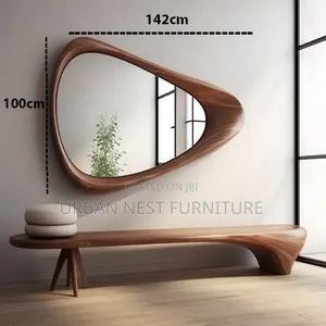 3D Artistic Wooden Mirror
