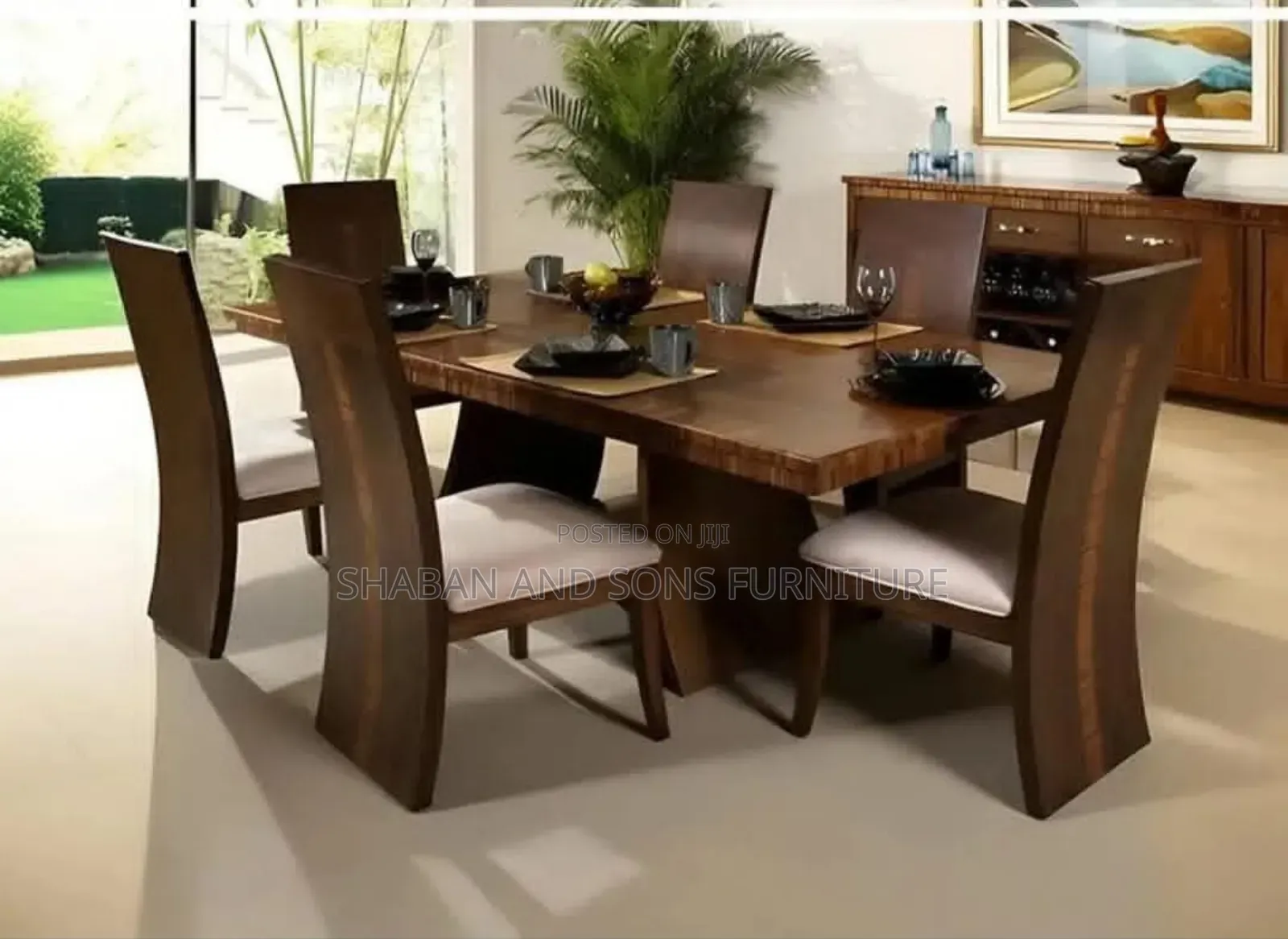 Six Seater Dinning Table Wooden Call Us