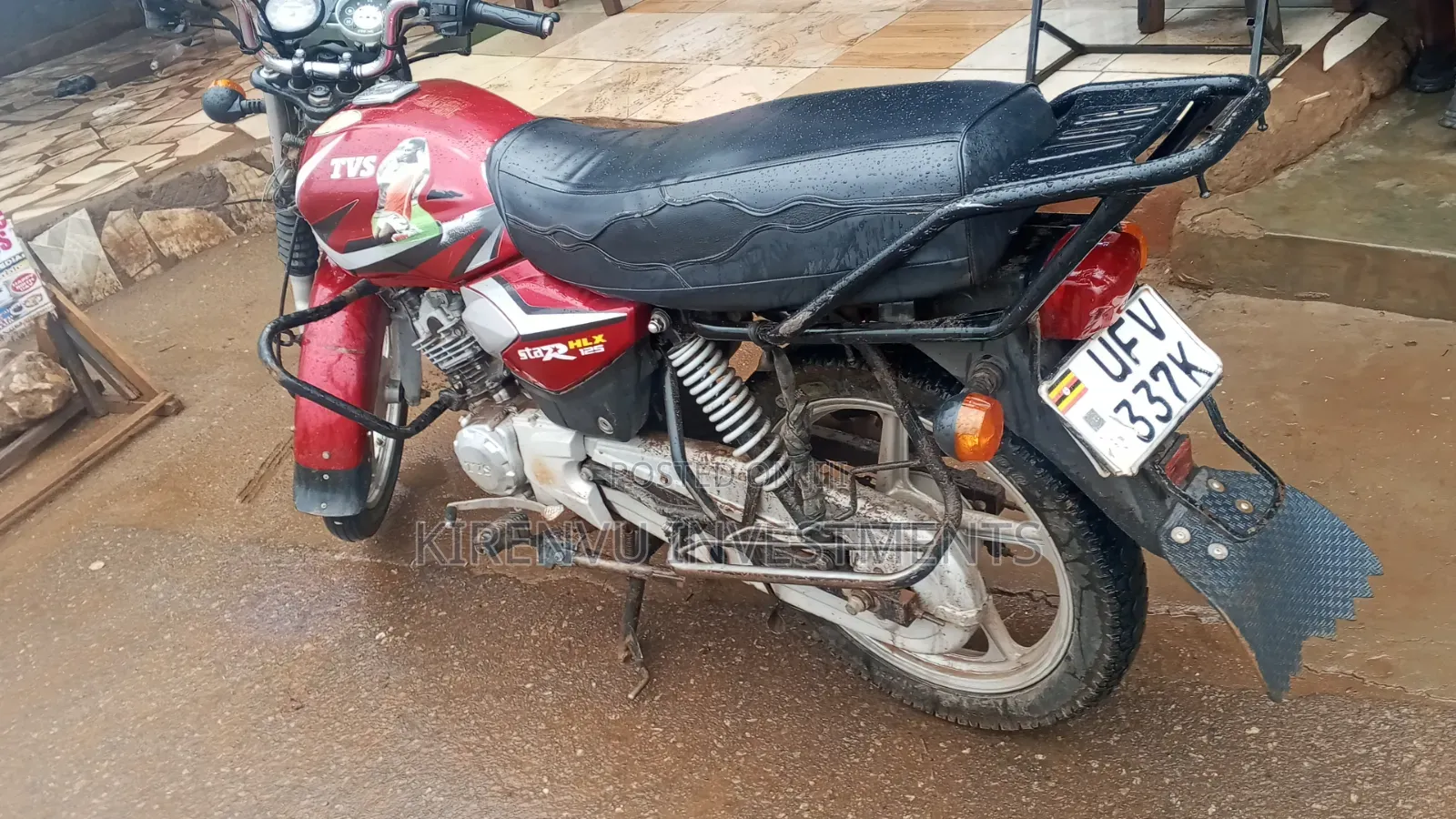 TVS HLX 125 2021 Red