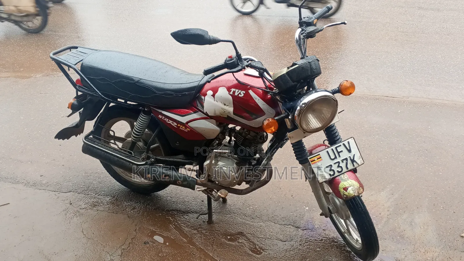 TVS HLX 125 2021 Red