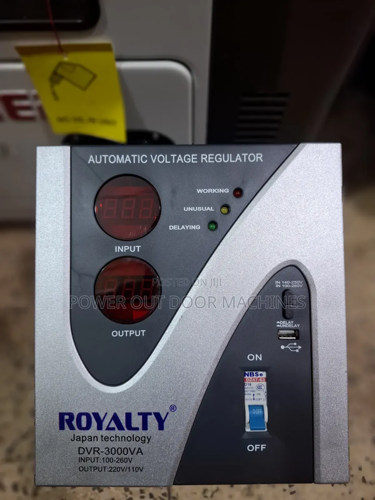 Automatic Voltage Regulator 110v-260v Step Up/Down DVR