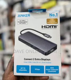 Anker USB-C Hub (10-in-1, Dual Display)