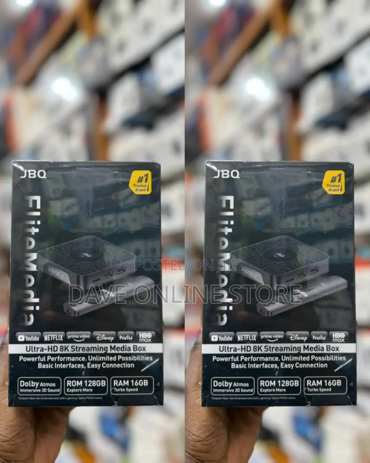 JBQ Elevano Ultra-Hd Streaming Media Box