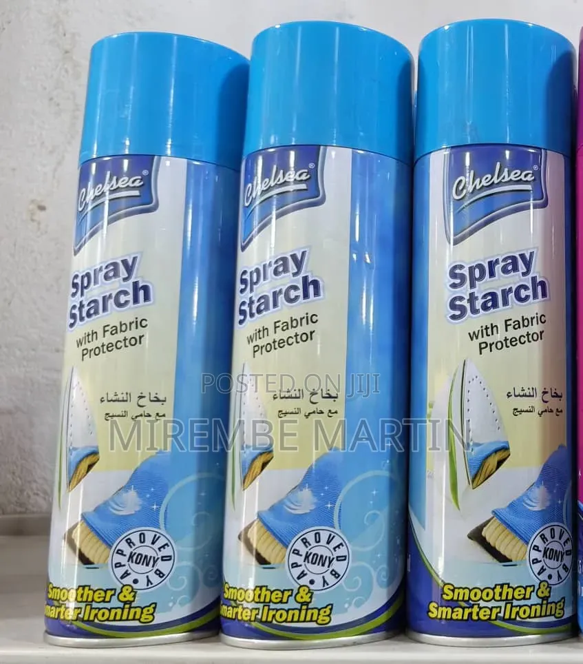 Chelsea Iron Spray Starch (Fabric Protector) 470ml.