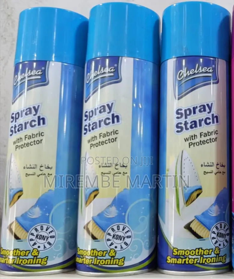 Chelsea Iron Spray Starch (Fabric Protector) 470ml.