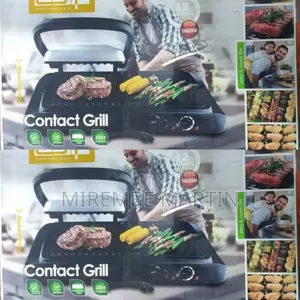 DSP 2 in 1 Contact Grill Machine Griddle Pan Non-Stick 2 in 1